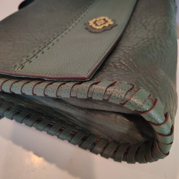 orYANY Crossbody - Dark Green Grain Leather Bag - Picture 7 of 8